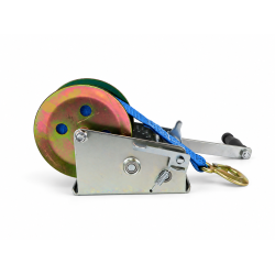 Handseilwinde mit Gurtband - 1250 kg - 10 Meter - 2 G�nge