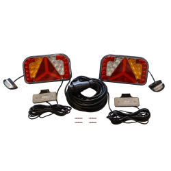 KOMPLETTES LED BELEUCHTUNGSSET - 13-POLIG - 6,5 METER KABEL