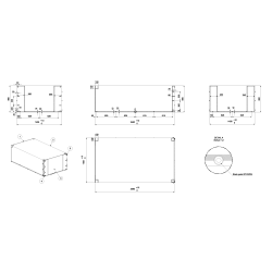 Netgitter presenning 256x144x86 cm, fs-serien