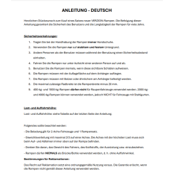 ALURAMPER 150 cm - 400 KG ST - LIGE - 1500X200X35MM 