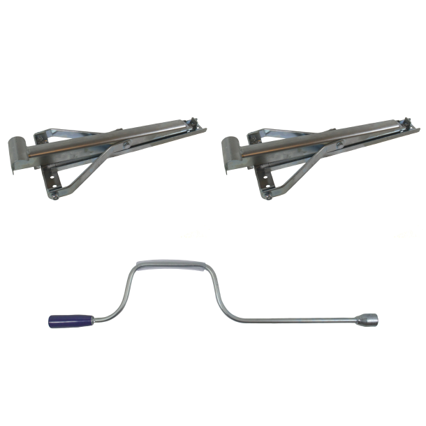 SKRUEST�TTEBEN 550 KG - S�T MED 2 STK. + H�NDSVING