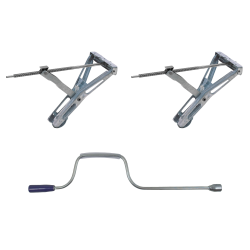 SKRUEST�TTEBEN 1000 KG FOR ALKO - S�T MED 2 STK. + H�NDSVING