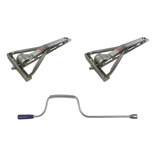 Skruvst�dben 1000 kg med skena f�r AL-KO - set med 2 st + handvev