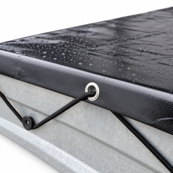 Anh�ngerplane f�r Brenderup 210x135x7,5 cm Schwarz