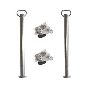 STTZBEINSET MIT KLEMMEN - FEUERVERZINKT