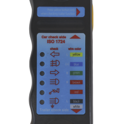 Testkit f�r sl�pvagnsbelysning - 12 Volt med adaptrar 3-i-1 - inkl. 2 adaptrar