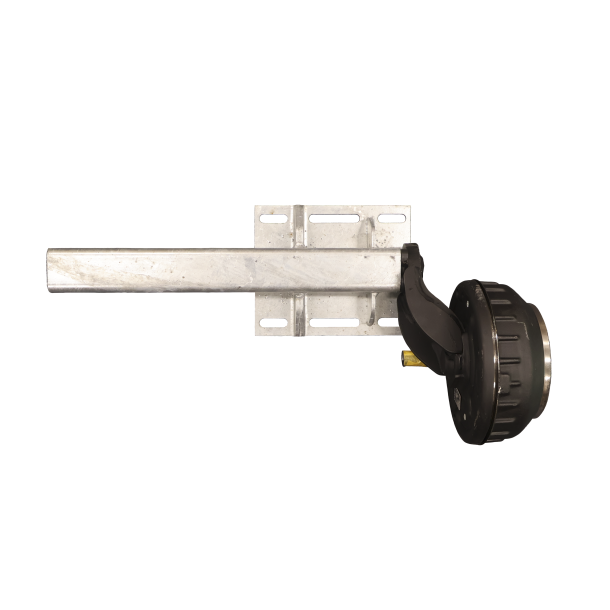 Halbachse komplett einstellbares C-Ma� 1540-1950 mm mit Bremse 1000 kg 4x100 ("BPW") - Linke Seite