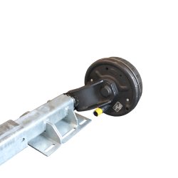 UNIVERSAL AXEL - JUSTERBAR C-MTT 1540 - 1950mm MED BROMS 1000 KG 4x100 ("BPW")