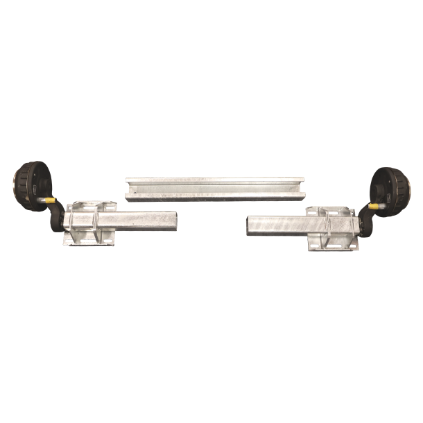 UNIVERSAL AXEL - JUSTERBAR C-M�TT 1540 - 1950mm MED BROMS 1350 KG 4x100 ("BPW")