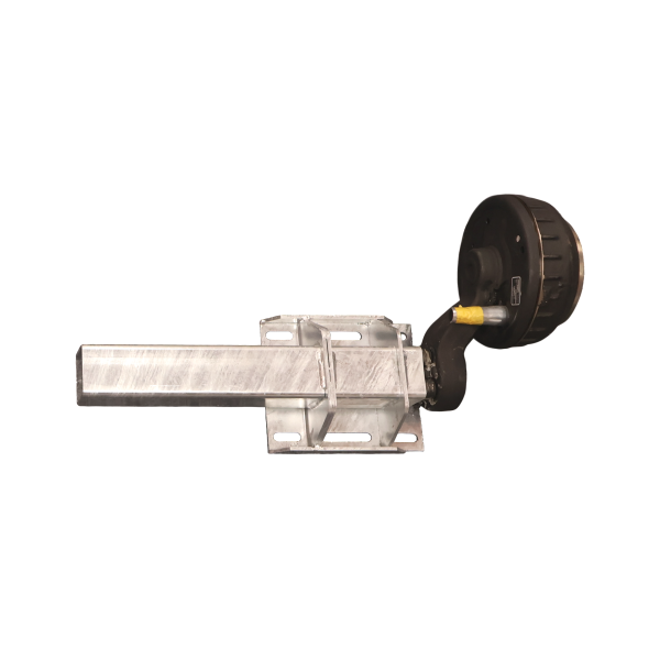 Halbachse - komplett - justierbar C-Ma� 1540 - 2000 mm mit Bremse 1350 kg 4x100 ("BPW") - Rechte Seite