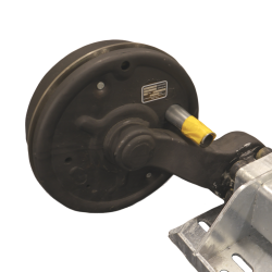 Universalachse - einstellbares C-Ma� 1650 - 2170 mm mit Bremse 1800 kg 5x112 ("BPW") - Linke Seite