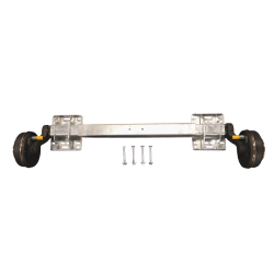 Universalachse - einstellbares C-Ma� 1650 - 2170 mm mit Bremse 1800 kg 5x112 ("BPW")