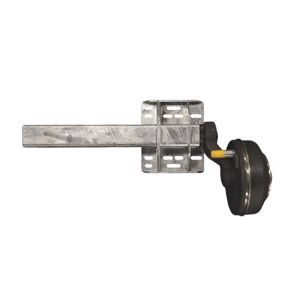 Universalachse - einstellbares C-Ma� 1650 - 2170 mm mit Bremse 1800 kg 5x112 ("BPW") - Rechte Seite