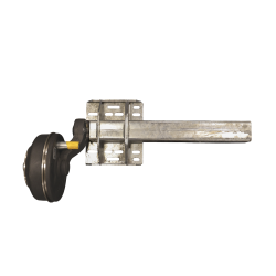 Universalachse - einstellbares C-Ma� 1650 - 2170 mm mit Bremse 1800 kg 5x112 ("BPW") - Linke Seite