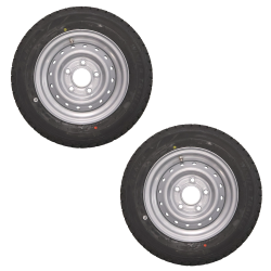 Vinterhjul 155/70R12C 5x112 - 104N/900 kg - Venstre + H�jre