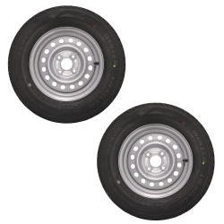 Vinterhjul 165R13C 4x100 - 96N/710 kg - Venstre + H�jre