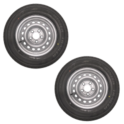 Vinterhjul 195/70R14C 5x112 - 104N/900 kg - Venstre + H�jre