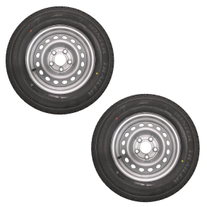 Vinterhjul 195/70R14C 5x112 - 104N/900 kg - Venstre + H�jre