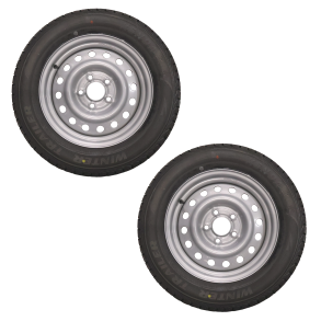 Vinterhjul 195/65R15C 5x112 - 98N/750 kg - Venstre + H�jre