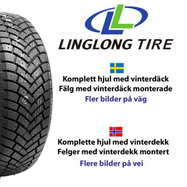 VINTERHJUL KOMPLETT 195/50R13C 5 HL FLG MED VINTERDCK