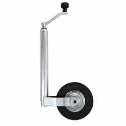 N�sehjul med massivt hjul - 150 kg - �48 - 220x65 mm - Lang model