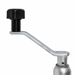 N�sehjul med massivt hjul - 150 kg - �48 - 220x65 mm - Lang model