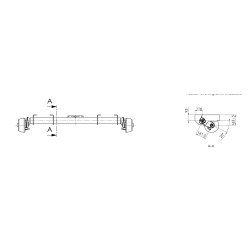 AL-KO aksel 1500 kg 5x112 A1270 C1790 