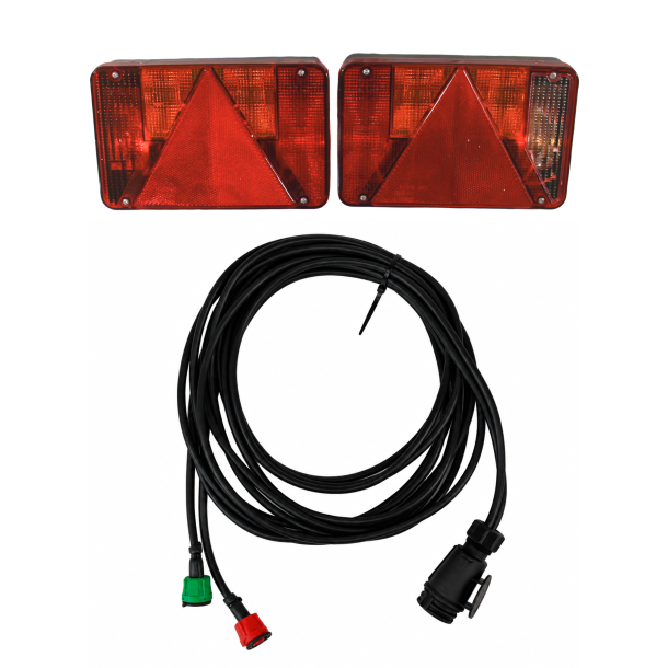 R�ckleuchten Set Radex 5800 mit Kabel 13 polig bis 2,6m f�r Variant Anh�nger