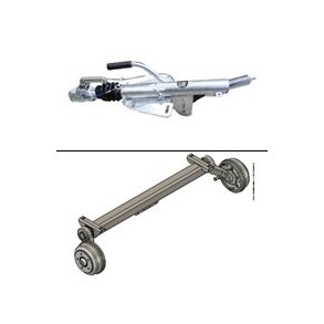 2 x AKSEL 1800 KG - 5X112 - ERSTATTNING FOR UDG�ET PEITZ/BPW AKSLER