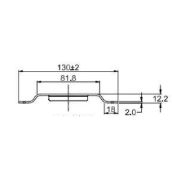 SURRINGSSKINNE UNIVERSAL 1,5 MTR STL