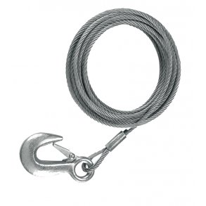 STAHLDRAHTSEIL F/WINDE 7MM 10 M