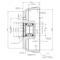 BREMSTROMMEL FR KNOTT 200x50 - 5x112 - RADLAGER 34/64/37
