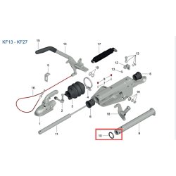 RING / PACKNING FR DRAGRR TILL PSKJUTSBROMS KNOTT KF27 50mm