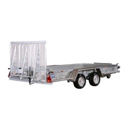 VARIANT 3518 M4 MASKINTRAILER  - 408x188x30 - 3500KG ALUD�RKPLADE BUND