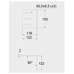 MONTERINGSSET FR VERKTYGSLDA MONTERING / KNOTT - RAK DRAGSTNG