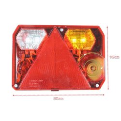 RCKLICHT RADEX 6400 RECHTS 2STECKER M HINTEN