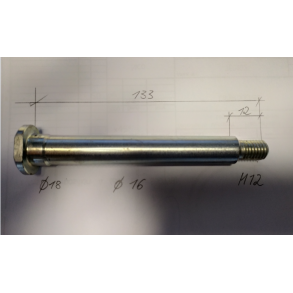 BOLZENSCHRAUBE FR ZAF 3,5 BPW FR HANDBREMSGRIFF