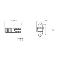 UMRISSLEUCHTE SUPERPOINT IV LED RECHTS