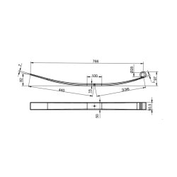 BLATTFEDER 1-LAGIG KNOTT (F/ VARIANT,HAPERT,WILLIAMS)