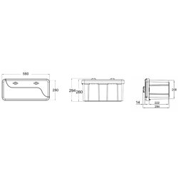 VERKTYGSLDA 550X250X280MM 2 LS - DAKEN BLACKIT 2