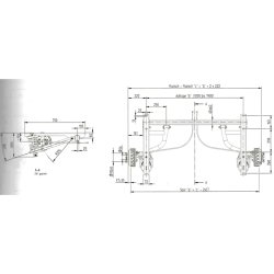 KNOTT AKSEL 1350KG 5X112 B:1200 C:1644 COMFORT