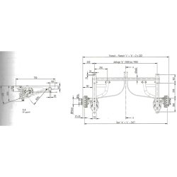 KNOTT AKSEL 1350KG 5X112 B:1400 C:1844 COMFORT