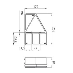 EARPOINT FR RCKLICHTER RECHTS KOMPLETT 5-POLIG