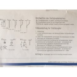 STODMPFERBEFESTIGUNG AM FAHRGESTELL VERSCHRAUBUNG