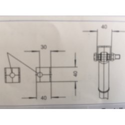 STODMPFERHALTER U-PROFIL FR FAHRGESTELL