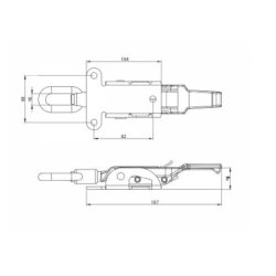 EXCENTERLADLUKKER 3 BOLT Hgtelukker