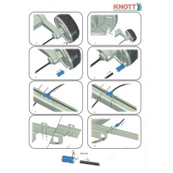 KNOTT BROMS - SPOLSYSTEM FR 200x50 BROMSAR - 1 AXEL