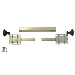 UNIVERSAL-ACHSE - HALBACHSE JUSTIERBAR 1350 - 1850mm FAHRWERK ACHSE 750 KG 4X100