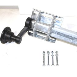 UNIVERSAL-ACHSE - HALBACHSE JUSTIERBAR 1350 - 1850mm FAHRWERK ACHSE 750 KG 4X100