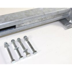 UNIVERSAL-ACHSE - HALBACHSE JUSTIERBAR 1350 - 1850mm FAHRWERK ACHSE 750 KG 4X100